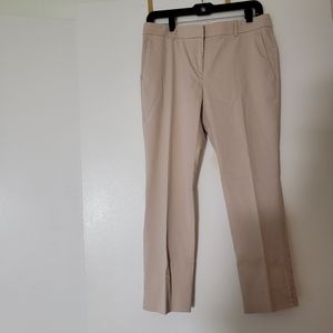 Ann Taylor "The Ankle" blush slim cut ankle pants size 4
